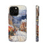 Bustling Victorian Christmas Market - Impact Resistant Phone Case iPhone 14 Pro Max Glossy